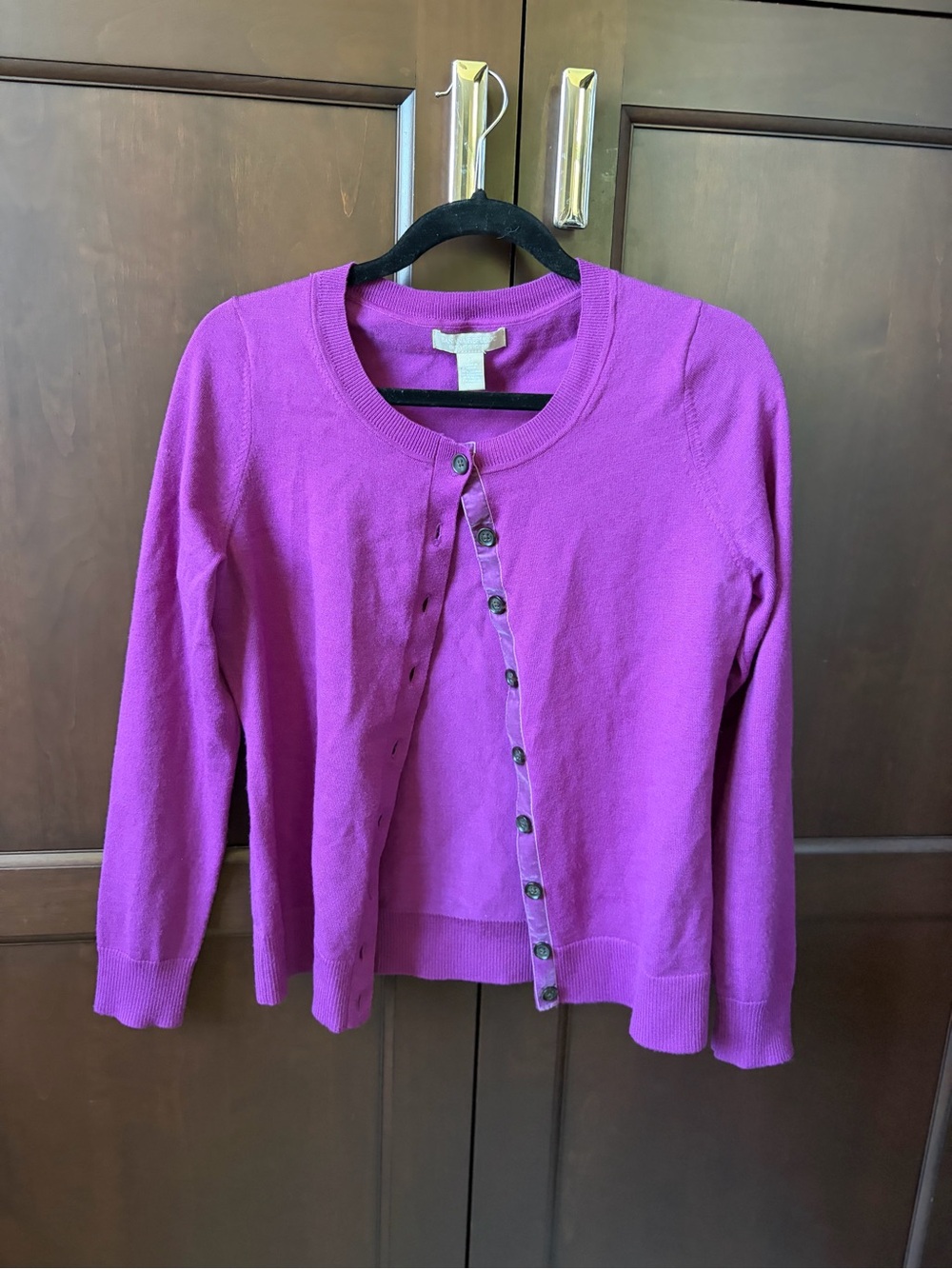 Banana Republic Fuchsia Button-Front Women's Cardigan